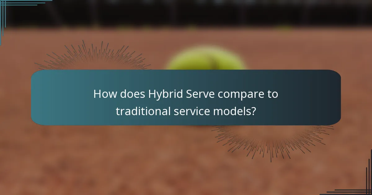 How does Hybrid Serve compare to traditional service models?